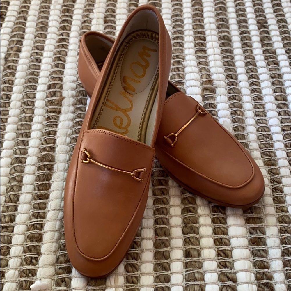NEW 🔥 Sam Edelman Leather Camel Loafers